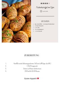 White Beige Modern Recipe Card-3